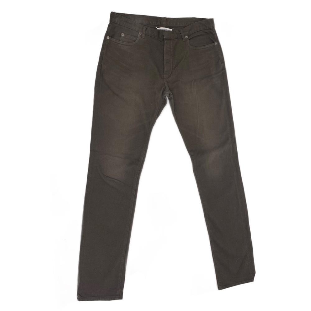 MAISON MARGIELA 2017 men’s slim fit skinny green jeans